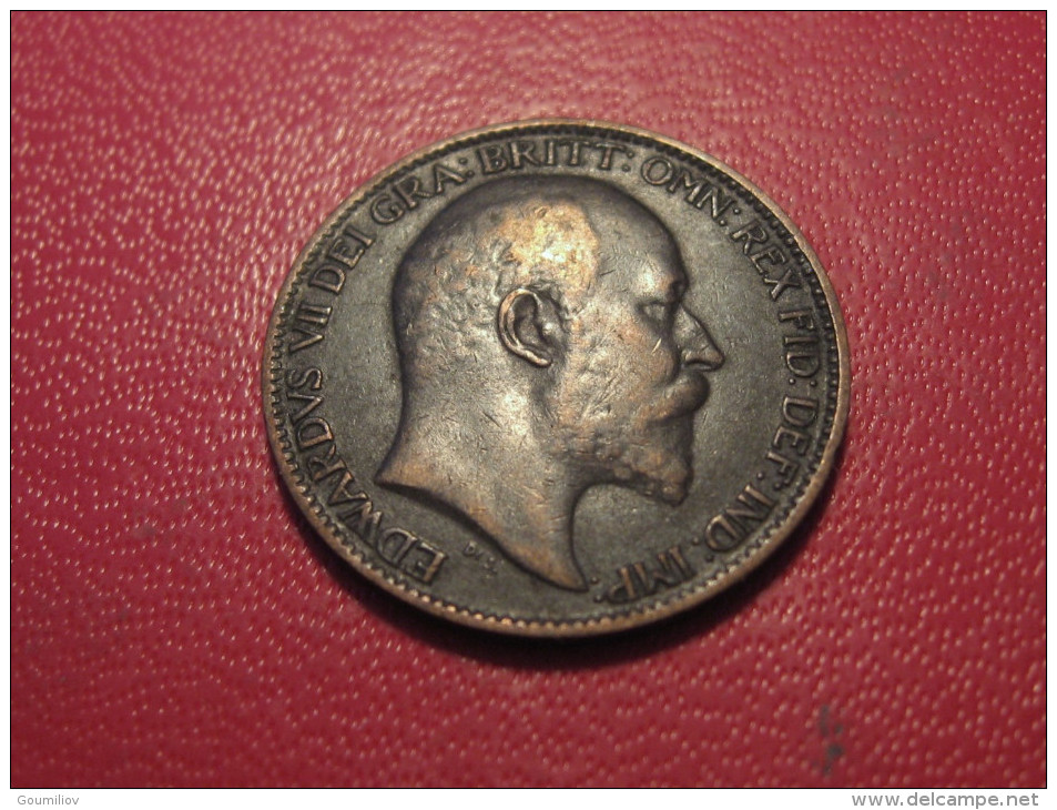 Grande-Bretagne - UK - Farthing 1903 Edward VII 5221 - B. 1 Farthing