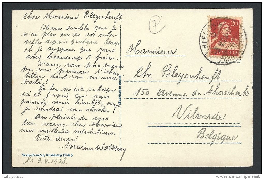 CPA - Suisse - Schweiss - " Auf Der Alp " - Cachet HERGISWILL   // - Hergiswil