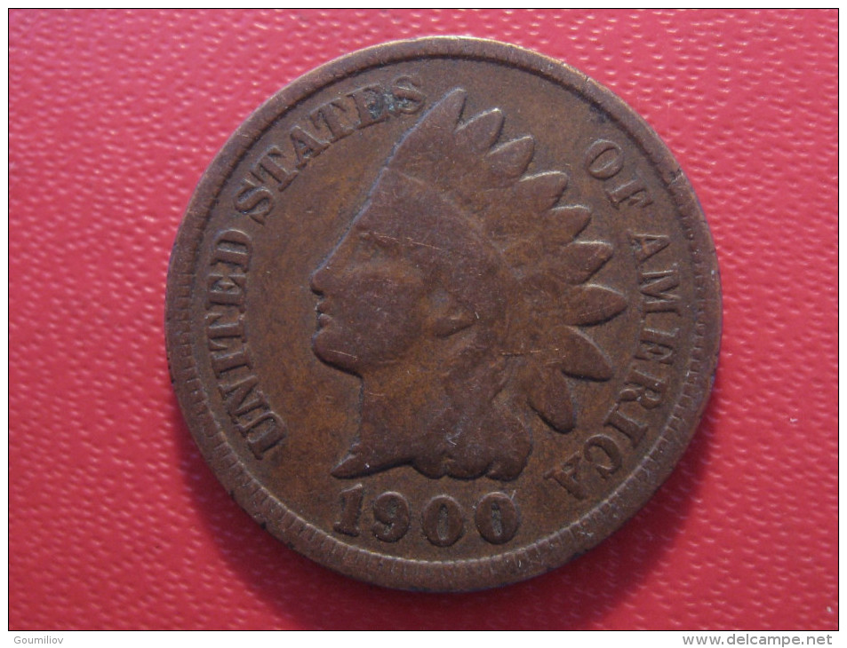 Etats-Unis - USA - One Cent 1900 Indian Head 5154 - 1859-1909: Indian Head