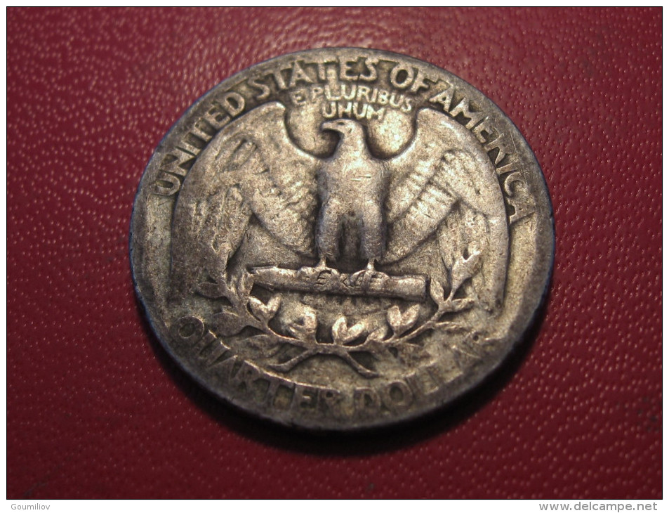 Etats-Unis - USA - Quarter Dollar 1937 Washington 5087 - 1932-1998: Washington