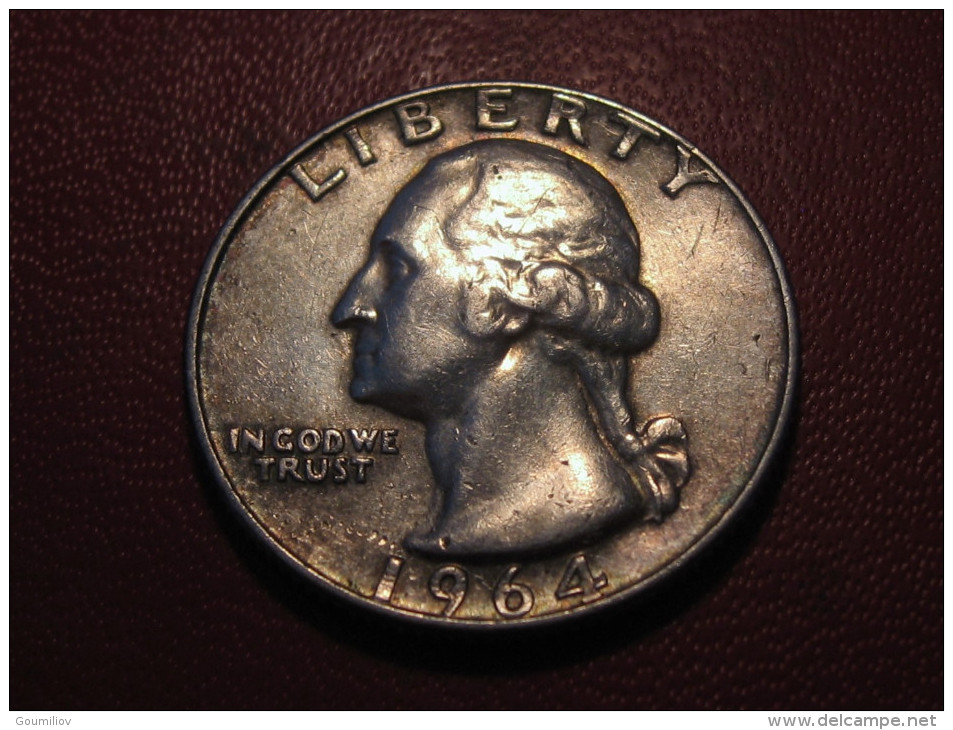 Etats-Unis - USA - Quarter Dollar 1964 D Washington 5101 - 1932-1998: Washington