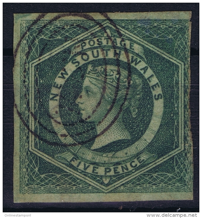 New South Wales: Mi Nr 16  SG 88  Yv 22  1854 Used - Used Stamps