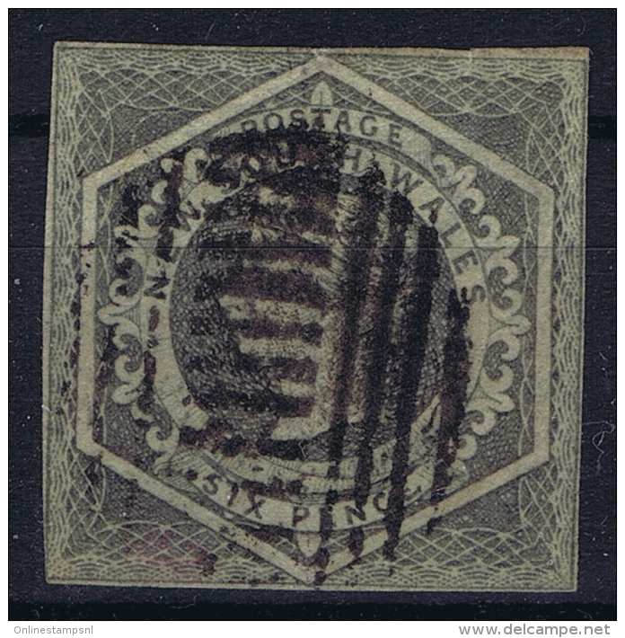 New South Wales: Mi Nr 17  SG Type 12   1854 Used  Signed/ Signé/signiert - Oblitérés