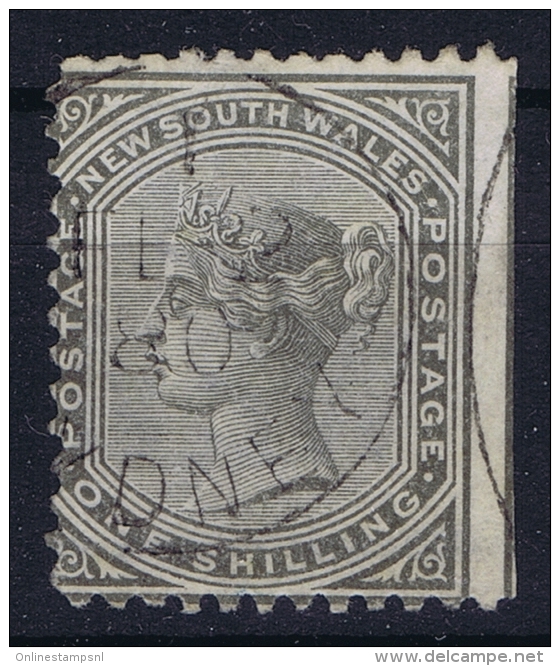 New South Wales: Mi 49 SG 221 1871  Sheetmargin - Used Stamps