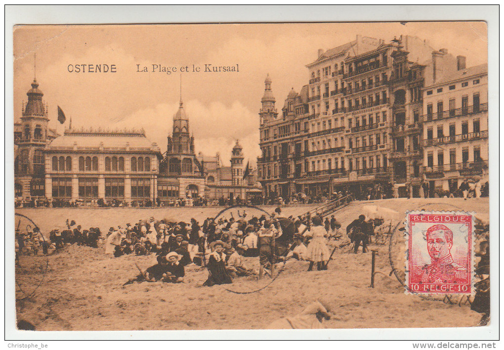 Oostende, Ostende, La Plage Et Le Kursaal (pk28096) - Oostende