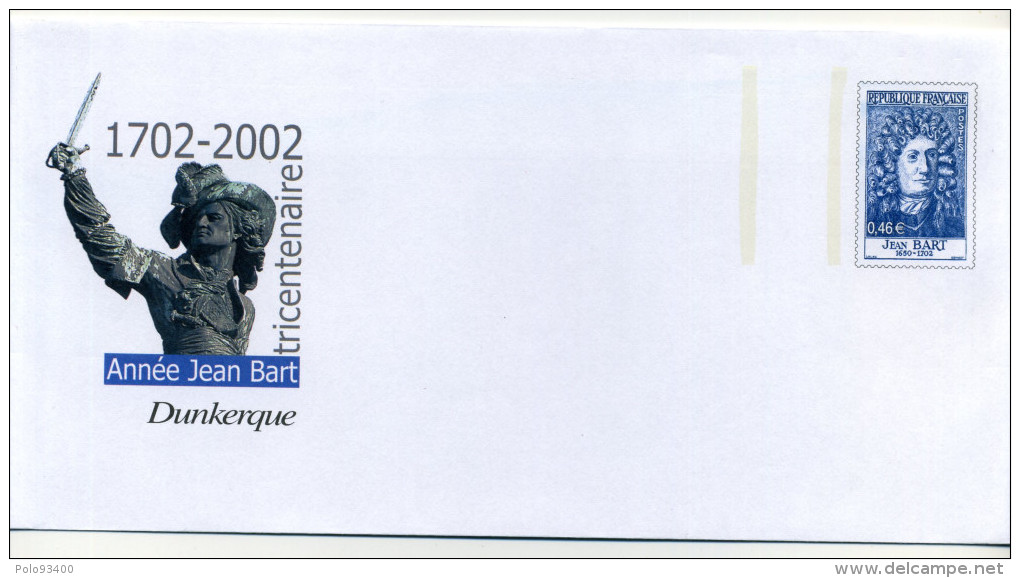 2002 JEAN BART - TRICENTENAIRE 20 Grammes 0200266 - Prêts-à-poster:Stamped On Demand & Semi-official Overprinting (1995-...)