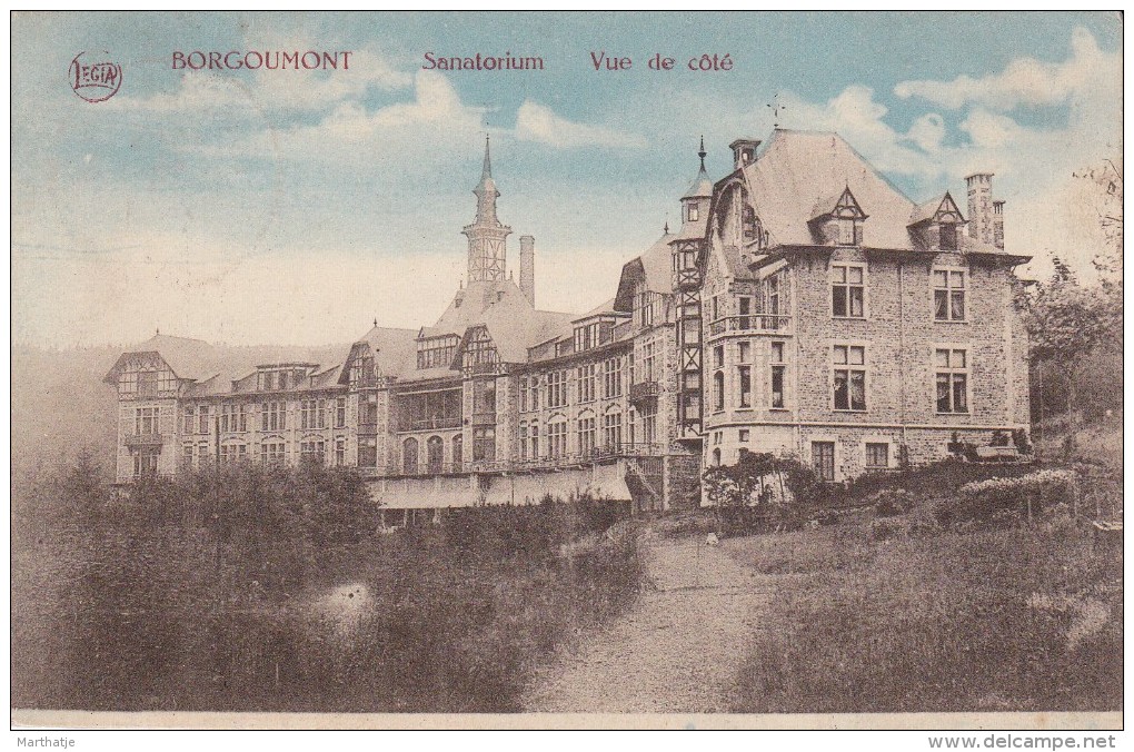 Borgoumont - Sanatorium - Vue De Côté - Stoumont