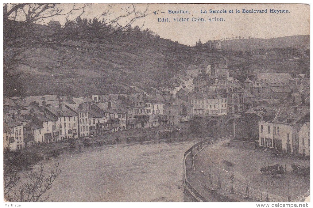 4 - Bouillon - La Semois Et Le Boulevard Heynen - Bouillon