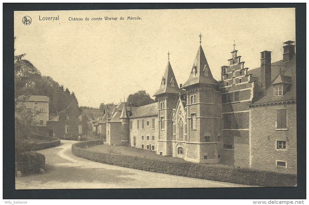 CPA - LOVERVAL - Château Du Comte Werner De Mérode - Nels  // - Gerpinnes