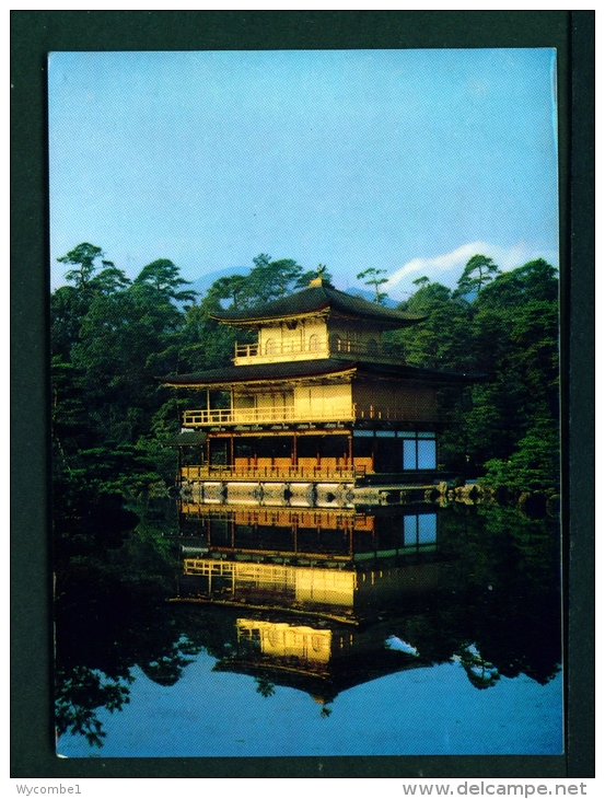 JAPAN  -  Kyoto  Kinkaku-ji Temple  Golden Pavilion  Unused Postcard As Scan - Kyoto