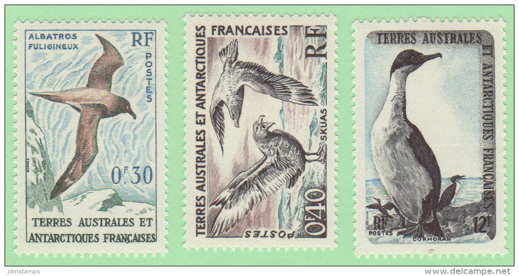 FSA SC #12-14 MNH  1959 Sooty Albatross, Skua, King Shag - Unused Stamps