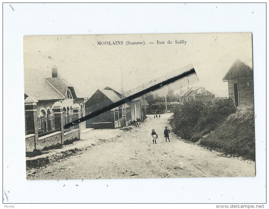 CPA - Moislains  - Rue De Sailly - Moislains