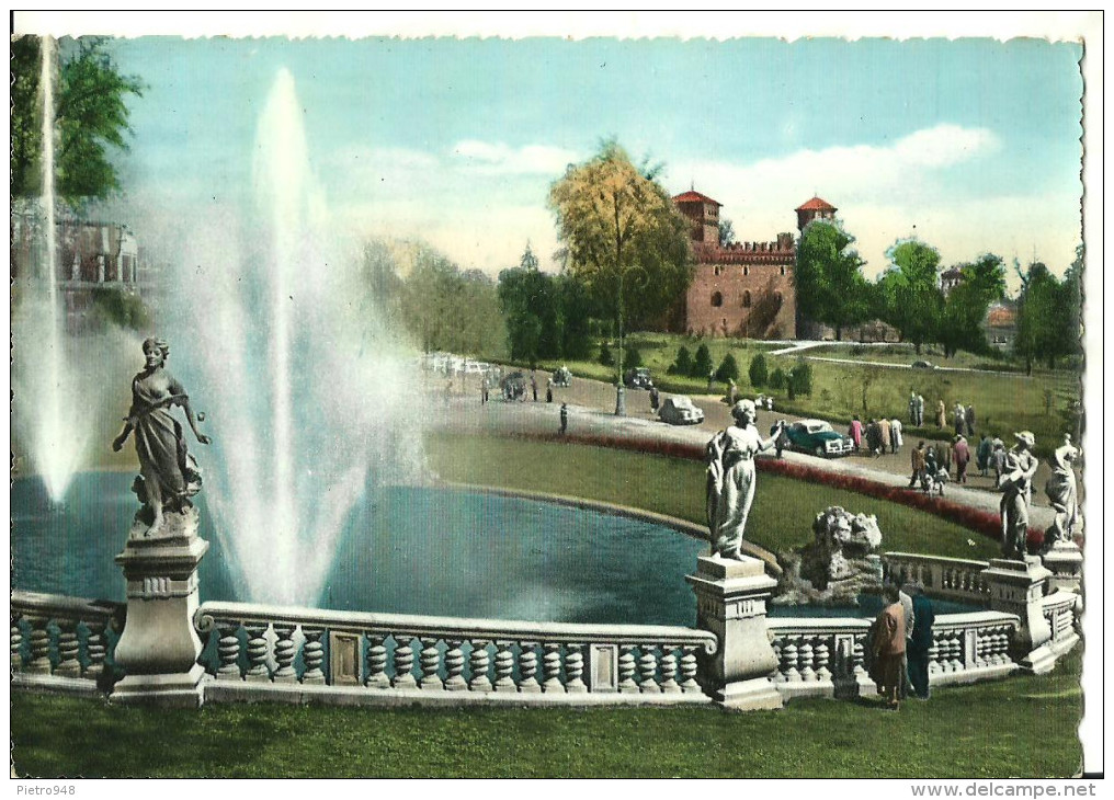 Torino (Piemonte) Parco Del Valentino, Fontana Monumentale, Valentino Park, The Monumental Fountain - Parks & Gärten