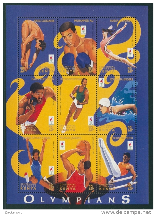 Kenia 1996 Olympische Sommerspiele In Atlanta 655/63 K Postfrisch (C22141) - Kenya (1963-...)