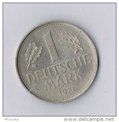 Bundesrepublik Deutschland - 1 Deutsche Mark 1971 - 1 Mark