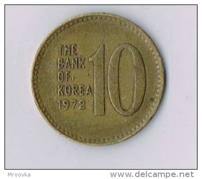 South Korea 10 Won 1972 - Korea (Zuid)