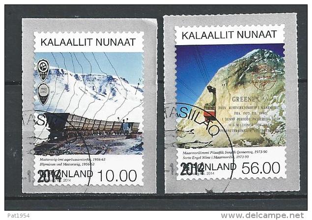 Groënland 2014, N°642/643 Oblitérés, Mines - Used Stamps