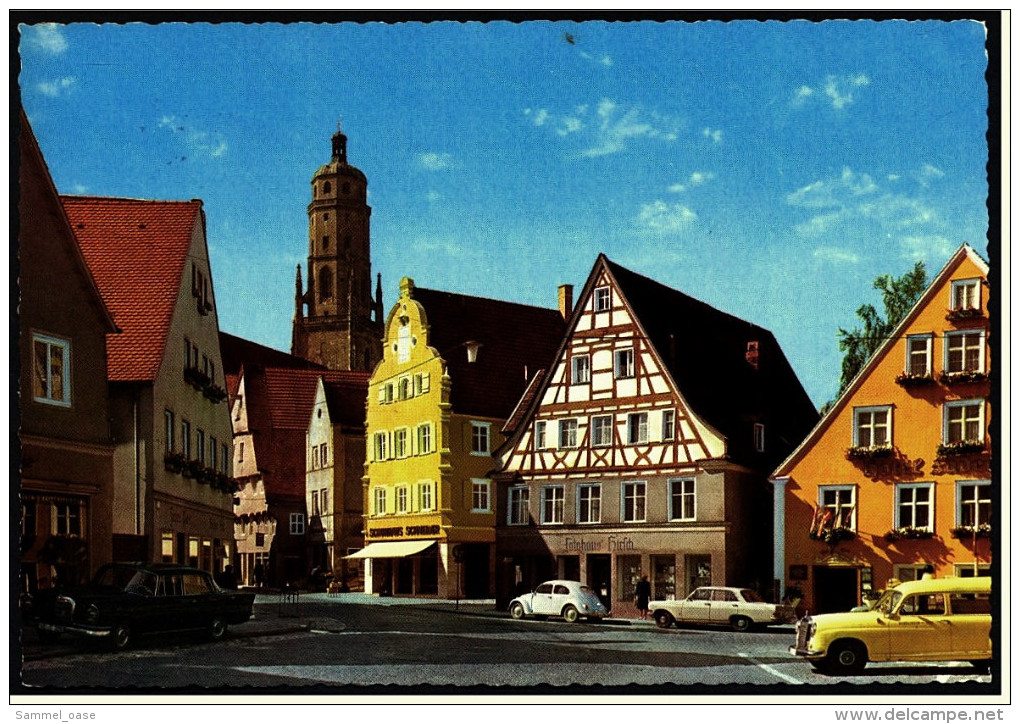 Nördlingen  -  Schrannenstrasse Mit Daniel  -  Ansichtskarte Ca. 1974    (5399) - Noerdlingen