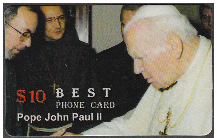 POPE JOHN PAUL II   1 CARD  RARE! ! ONLY – 0.65 EURO - Personaggi