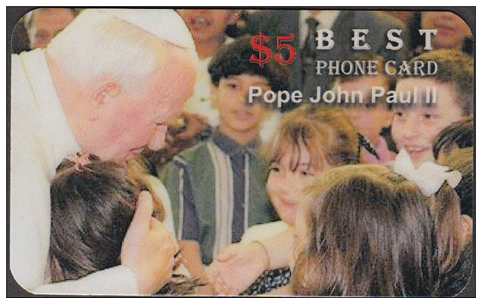 POPE JOHN PAUL II   1 CARD  RARE! ! ONLY – 0.65 EURO - Personaggi