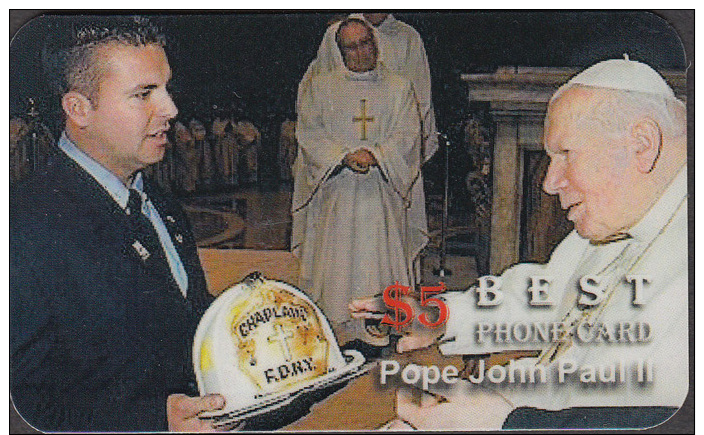 POPE JOHN PAUL II   1 CARD  RARE! ! ONLY – 0.65 EURO - Personaggi