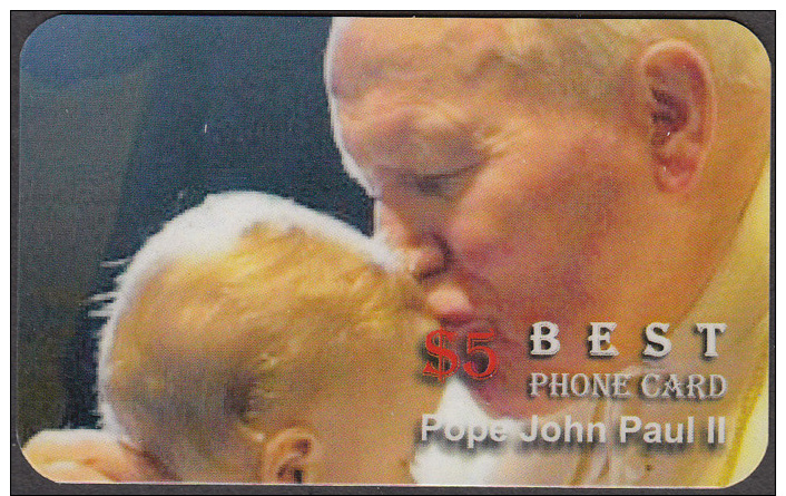 POPE JOHN PAUL II   1 CARD  RARE! ! ONLY – 0.65 EURO - Personaggi