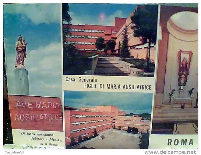 Roma , Istituto Internazionale , Figlie Di Maria Ausiliatrice , Mehrbildkarte   VB1974 FC6849 - Unterricht, Schulen Und Universitäten