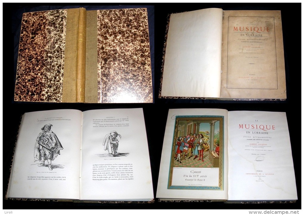 ALBERT JACQUOT. LA MUSIQUE EN LORRAINE. Etudes Rétrospectives. Jules Gallay. Gounod. 1882 - Lorraine - Vosges