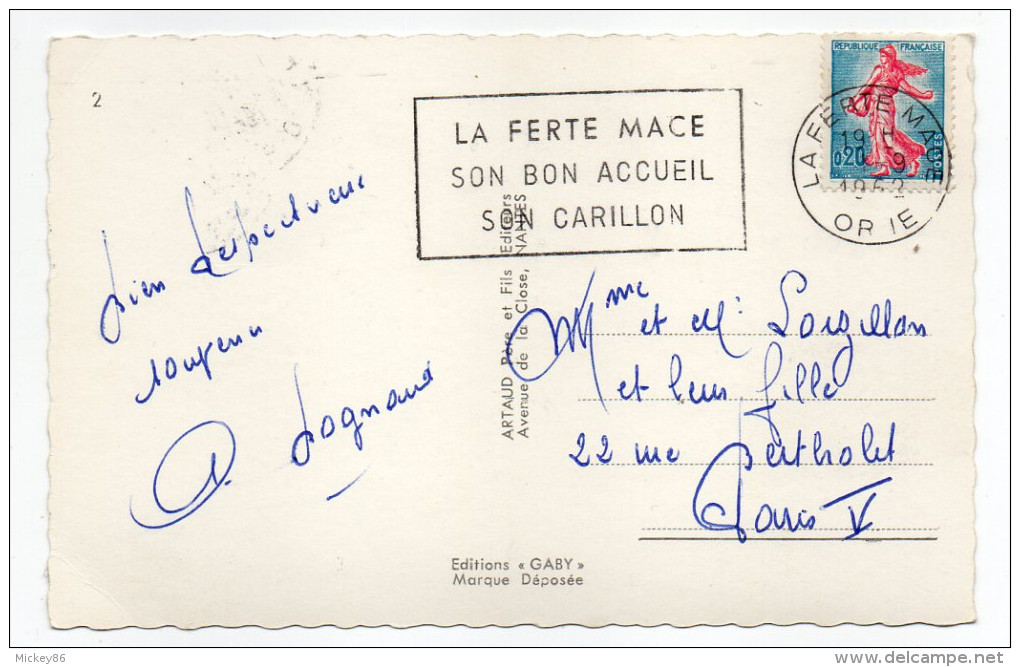 LA FERTE MACE--1960--Multivues -cpsm 14 X 9 N° ??? éd Artaud --Beau Cachet----à  Saisir - La Ferte Mace