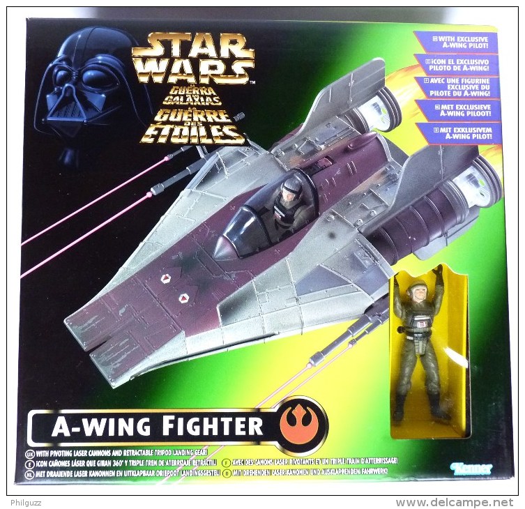 BOITE FIGURINE STAR WARS LA GUERRE DES ETOILES BOITE STAR WARS Vaisseau A-WING FIGHTER + PILOT - Power Of The Force