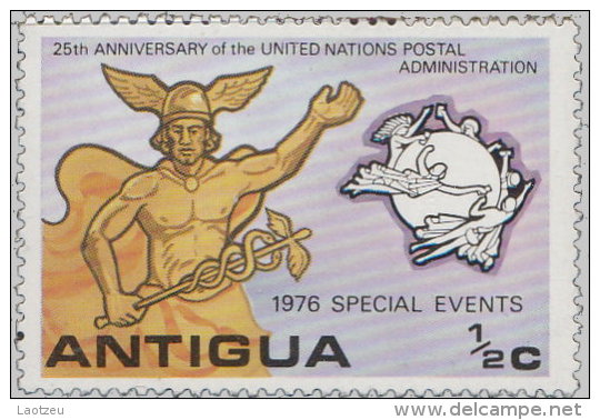 Antigua 1976. ~ YT 444** - 25 Ans Administration Postales Des Nations Unies - 1960-1981 Ministerial Government