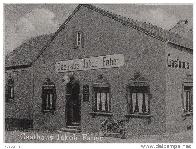 ALTE POSTKARTE GRUSS AUS BINSFELD EIFEL BEI WITTLICH GASTHAUS JAKOB FABER MOTORRAD Moto Motorbike Ansichtskarte Cpa - Wittlich