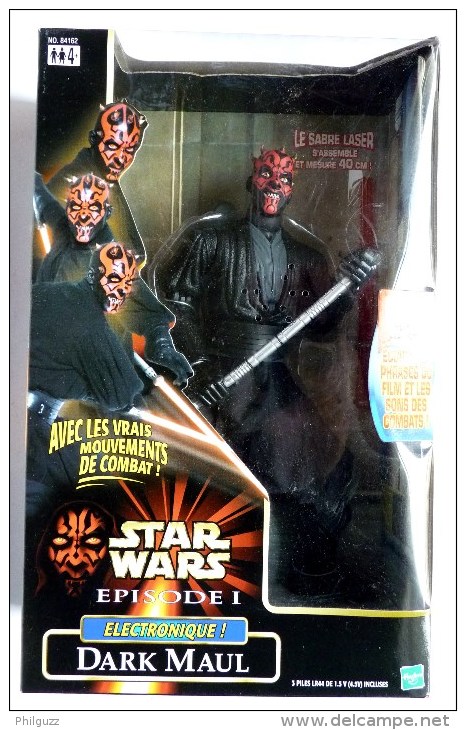 BOITE FIGURINE Poupée 12 Pouces STAR WARS LA GUERRE DES ETOILES - DARTH MAUL DARK MAUL - Episodio I