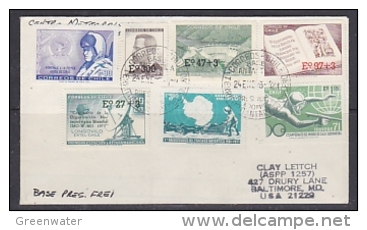 Chile 1973 Base Presidente Frei Cover Ca 24 1 1973 (26524) - Onderzoeksstations