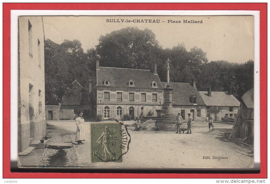 71 - SULLY Le CHATEAU --  Place Mallard - Autres & Non Classés