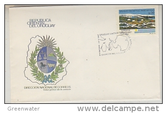 Uruguay 1987 Antarcrtic Base Artigas 1v FDC (26528) - Onderzoeksstations