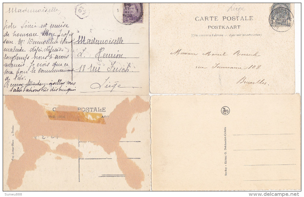 Stockay - Lot De 16 Cartes (un Peu De Tout, Précurseur, Animée, Colorisée, Château,...voir Scans) Aucune Repro - Saint-Georges-sur-Meuse