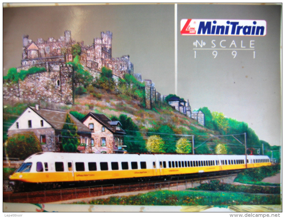 Livre Catalogue Matériels Mini Train 1991 Echelle N Locomotive Modèlisme - Modellismo