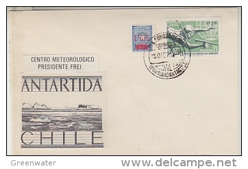 Chile 1971 Antarctica Base Presidente Frei  Cover(26536) - Onderzoeksstations