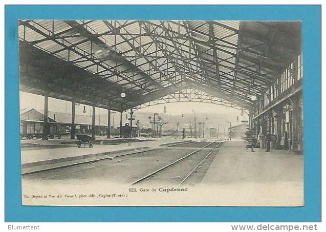 CPA 623 Chemin De Fer Gare De CAPDENAC 12 - Sonstige & Ohne Zuordnung