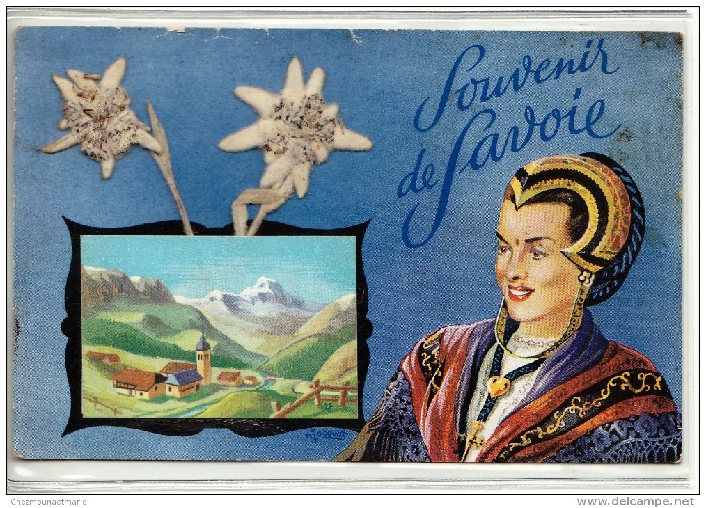 SOUVENIR DE SAVOIE - EDELWEISS - CPA FANTAISIE - Other & Unclassified