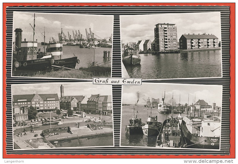 Foto-AK ´Emden´ ~ 1962 - Emden