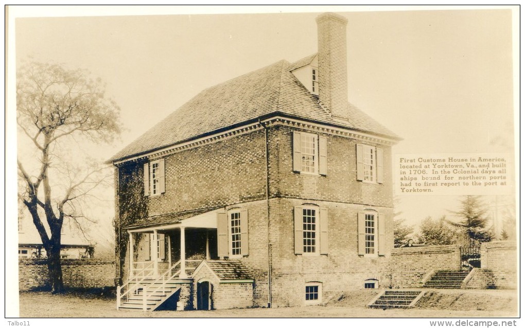 First Customs House In America - Yorktown - Autres & Non Classés