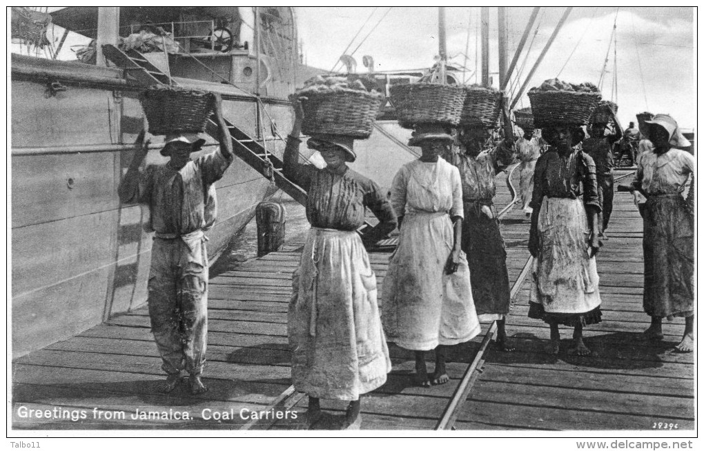 Greeting From Jamaîca - Coal Carriers - Jamaïque