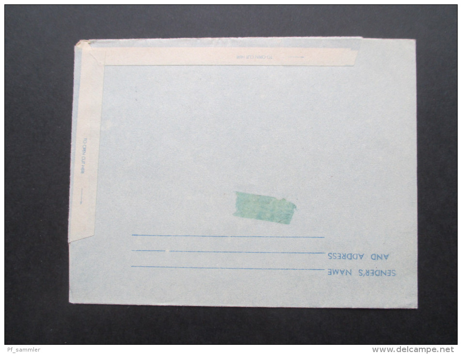 GB / Kolonie Western Samoa 1951. Air Mail. Air Letter Form. Apia. Toller Beleg!! - Samoa (Staat)