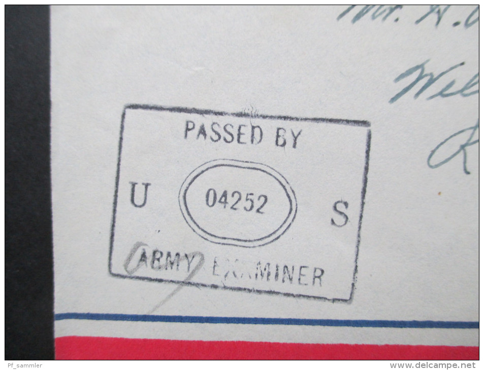 USA / US Army APO 264 Palau Islands!! RARE!! Passed By Army Examiner. Luftpost Mit Inhalt!! US 04252. Spannender Beleg!! - Covers & Documents