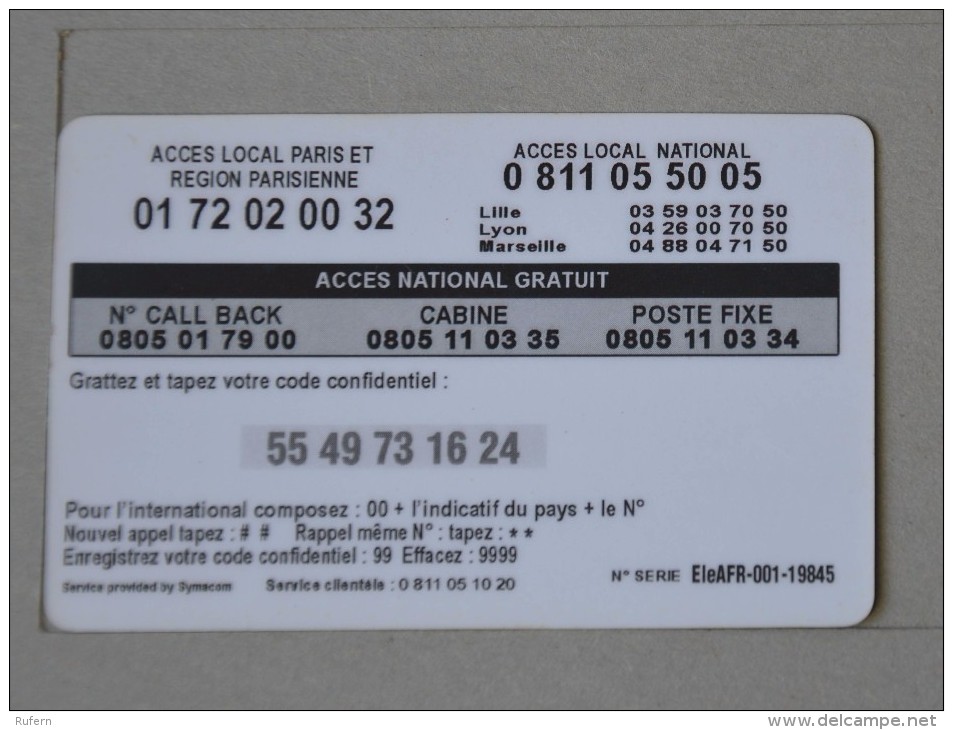 TÉLÉCARTE - 2 SCAN  -   7,5  EUROS  (Nº13078) - Phonecards: Internal Use