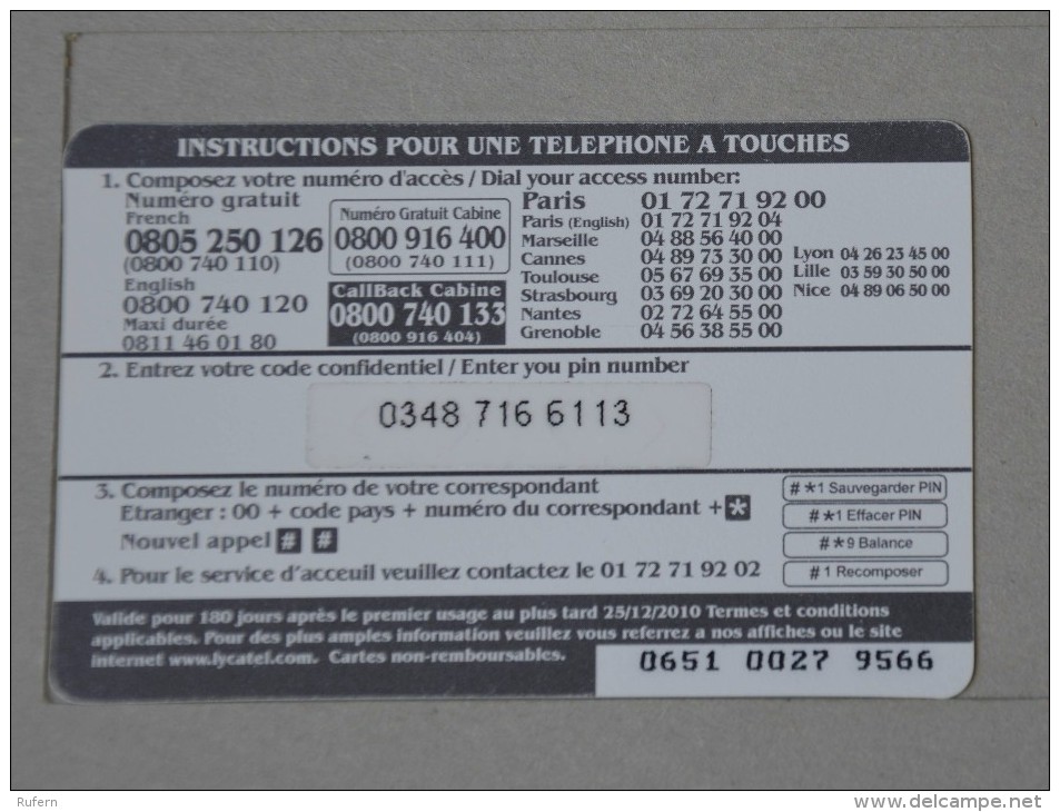 TÉLÉCARTE - 2 SCAN  -   7,5  EUROS  (Nº13082) - Internas