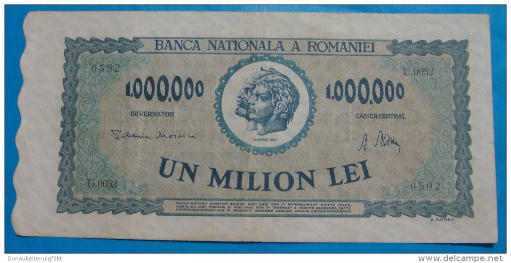 ROMANIA 1,000,000 LEI 1947 VF+ - Rumänien