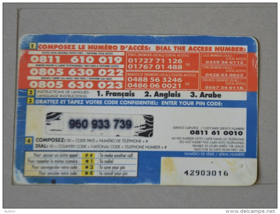 TÉLÉCARTE - 2 SCAN  -   7,5  EUROS  (Nº13098) - Interner Gebrauch